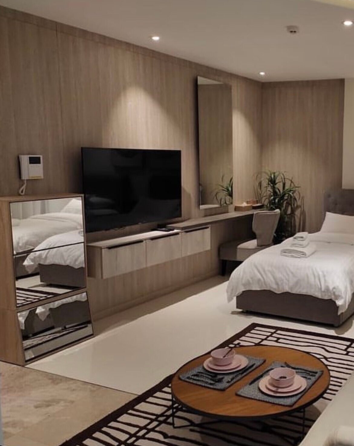 ENZO installed bedroom interior