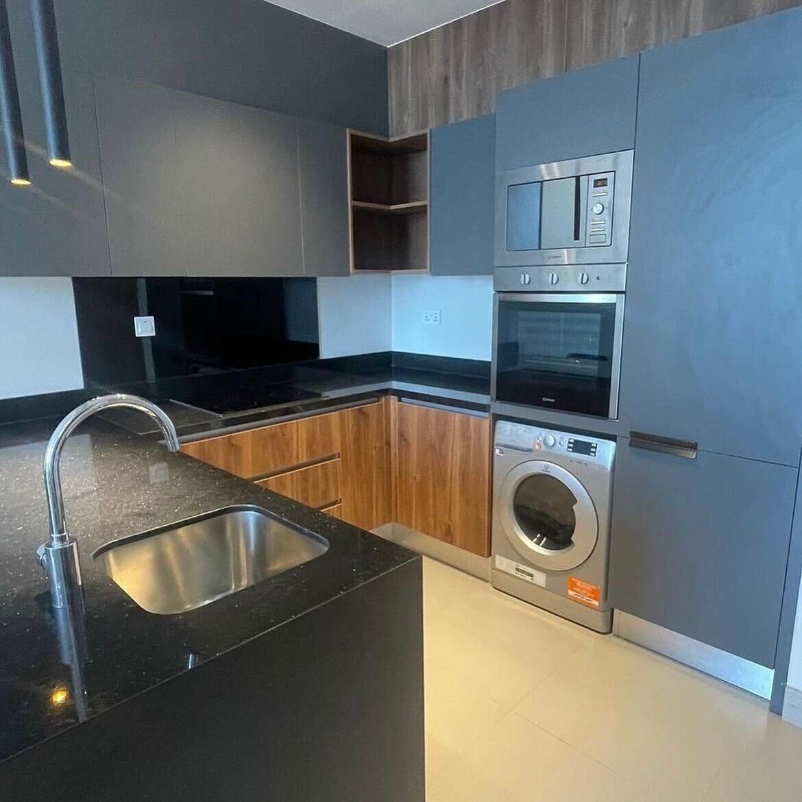 ENZO installed kitchen in a residential development