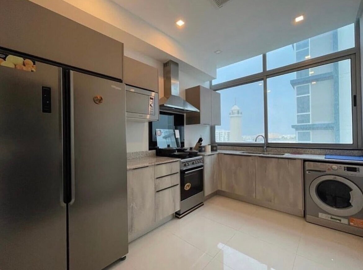 ENZO installed kitchen in a residential unit